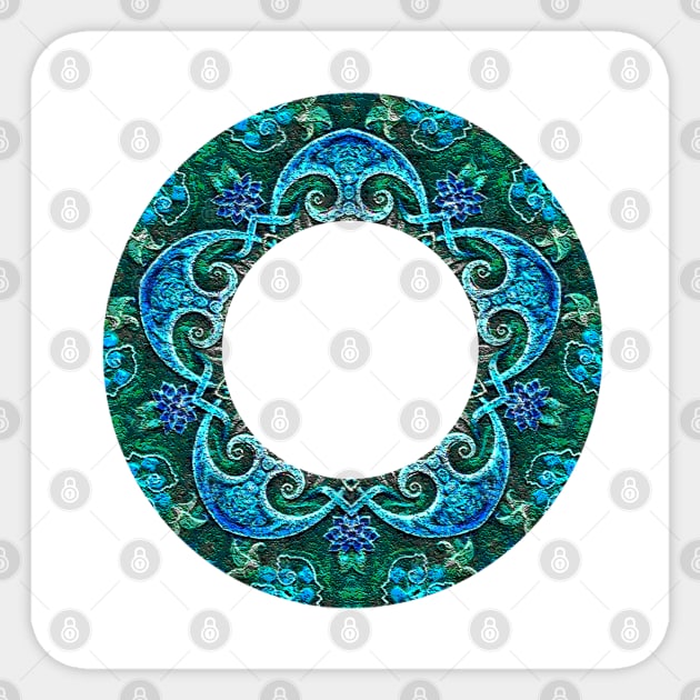 blue ring mandala Sticker by TrueMagic